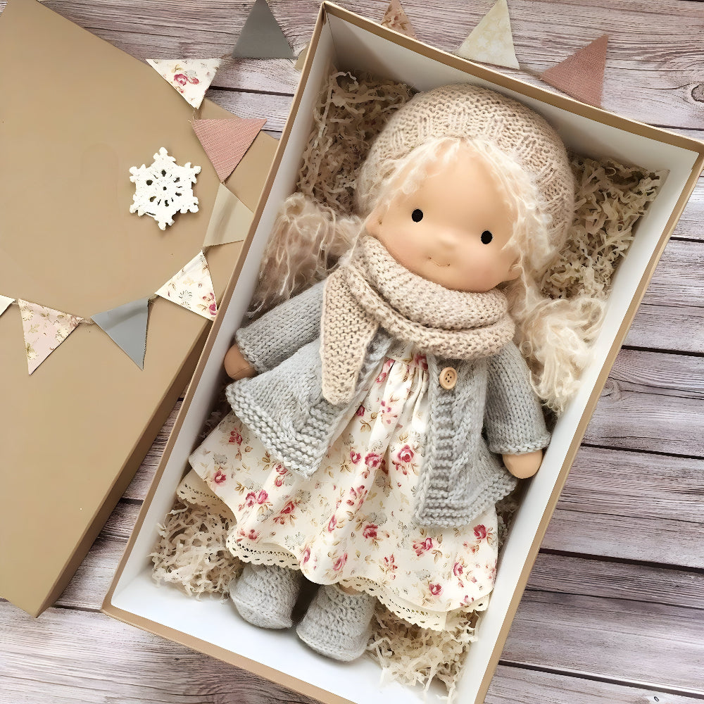 Handmade Fabric Doll for Imaginative Play