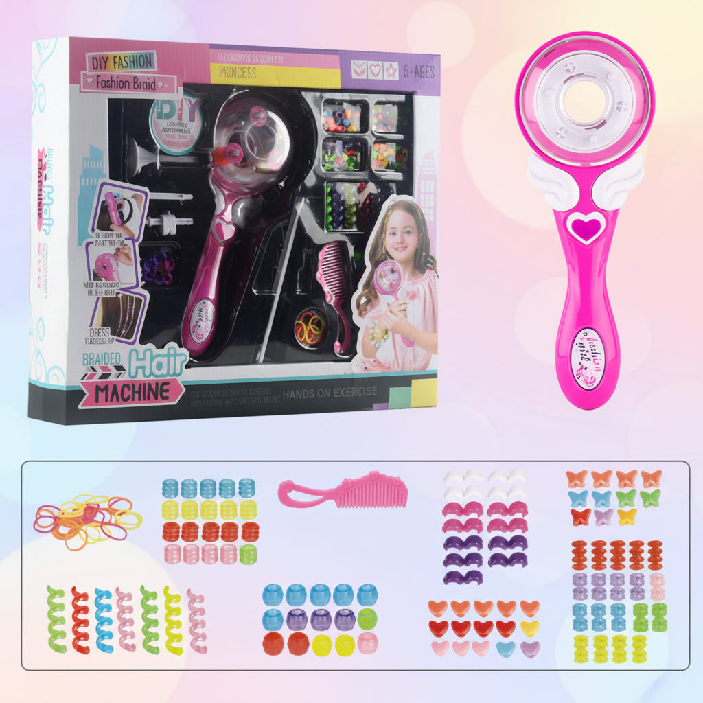 Automatic Hair Braider Kit – Magic Jewel Drill Styling Tool Set for Effortless, Salon-Quality Hair