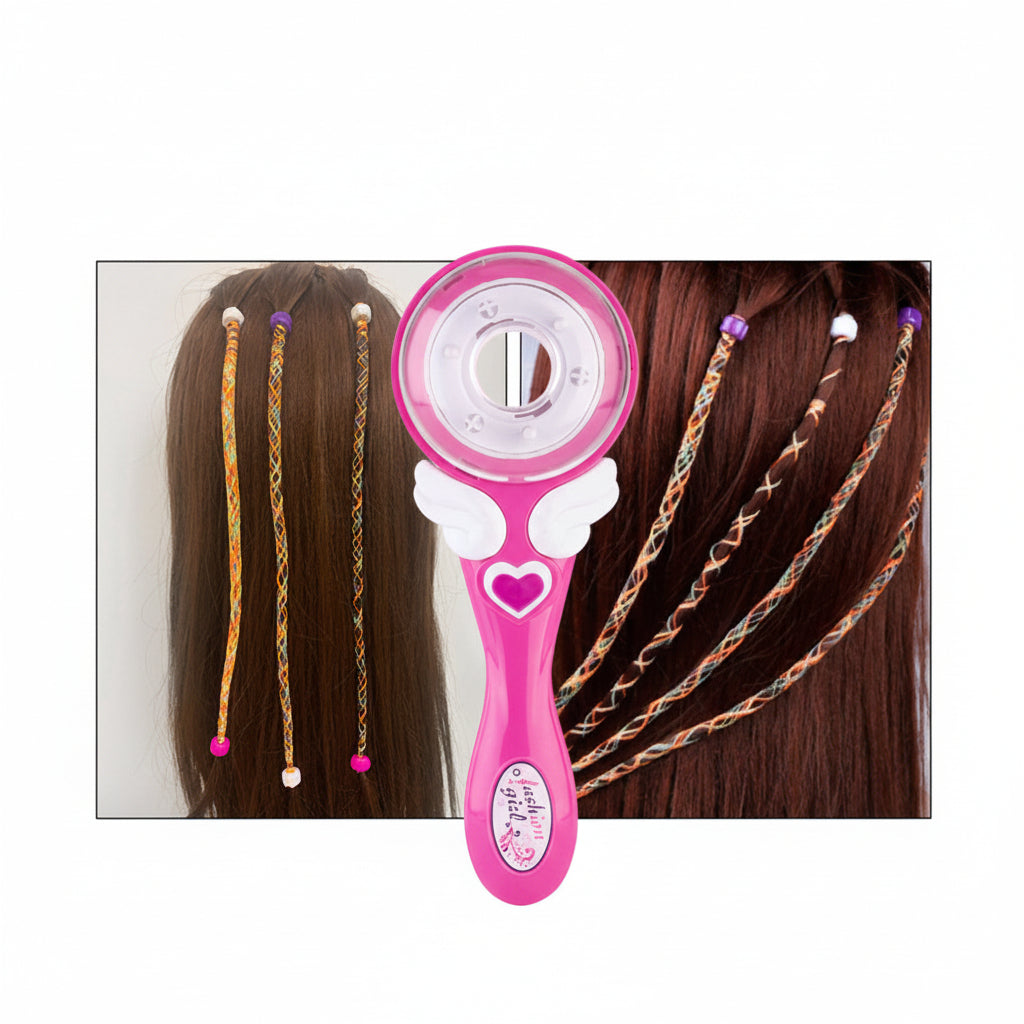 Automatic Hair Braider Kit – Magic Jewel Drill Styling Tool Set for Effortless, Salon-Quality Hair