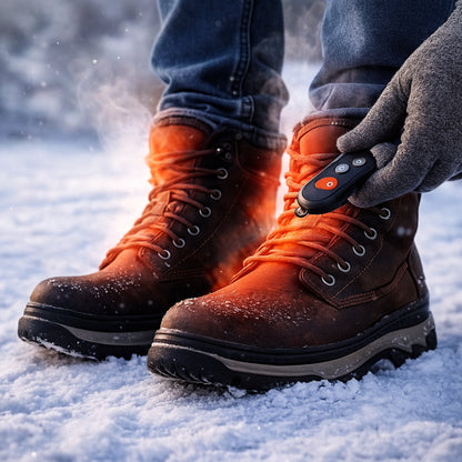 Cordless Heated Winter Insoles – Wireless Electric Foot Warmers for Cold-Weather Comfort