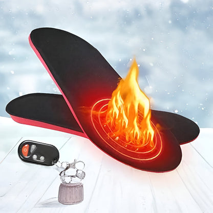 Cordless Heated Winter Insoles – Wireless Electric Foot Warmers for Cold-Weather Comfort