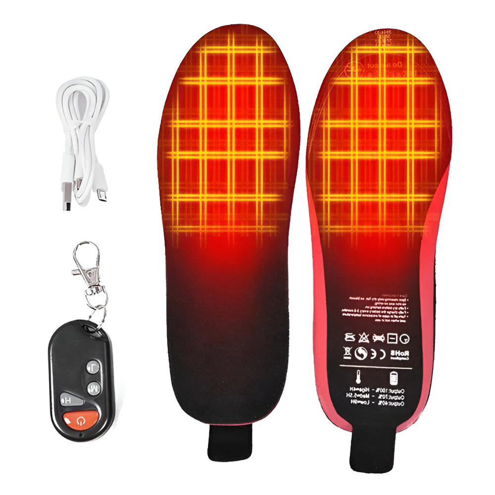 Cordless Heated Winter Insoles – Wireless Electric Foot Warmers for Cold-Weather Comfort