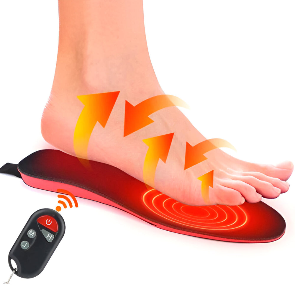 Cordless Heated Winter Insoles – Wireless Electric Foot Warmers for Cold-Weather Comfort