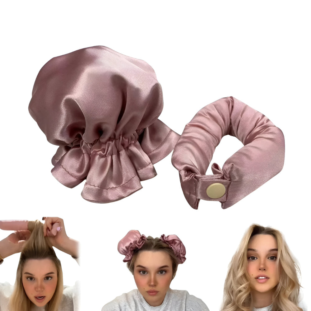 Heatless Curling Kit - Complete Hair Curling Set for Effortless, Beautiful Curls (Women’s Styling Tool)