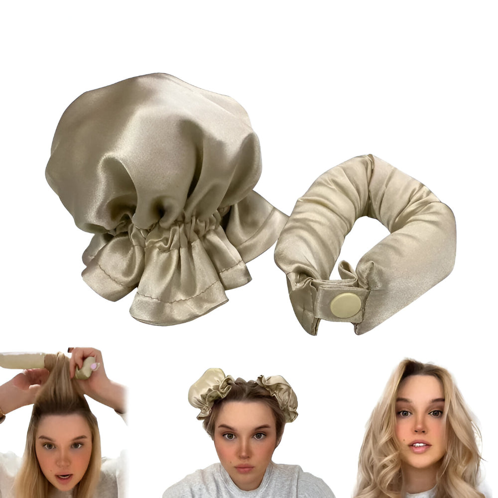Heatless Curling Kit - Complete Hair Curling Set for Effortless, Beautiful Curls (Women’s Styling Tool)
