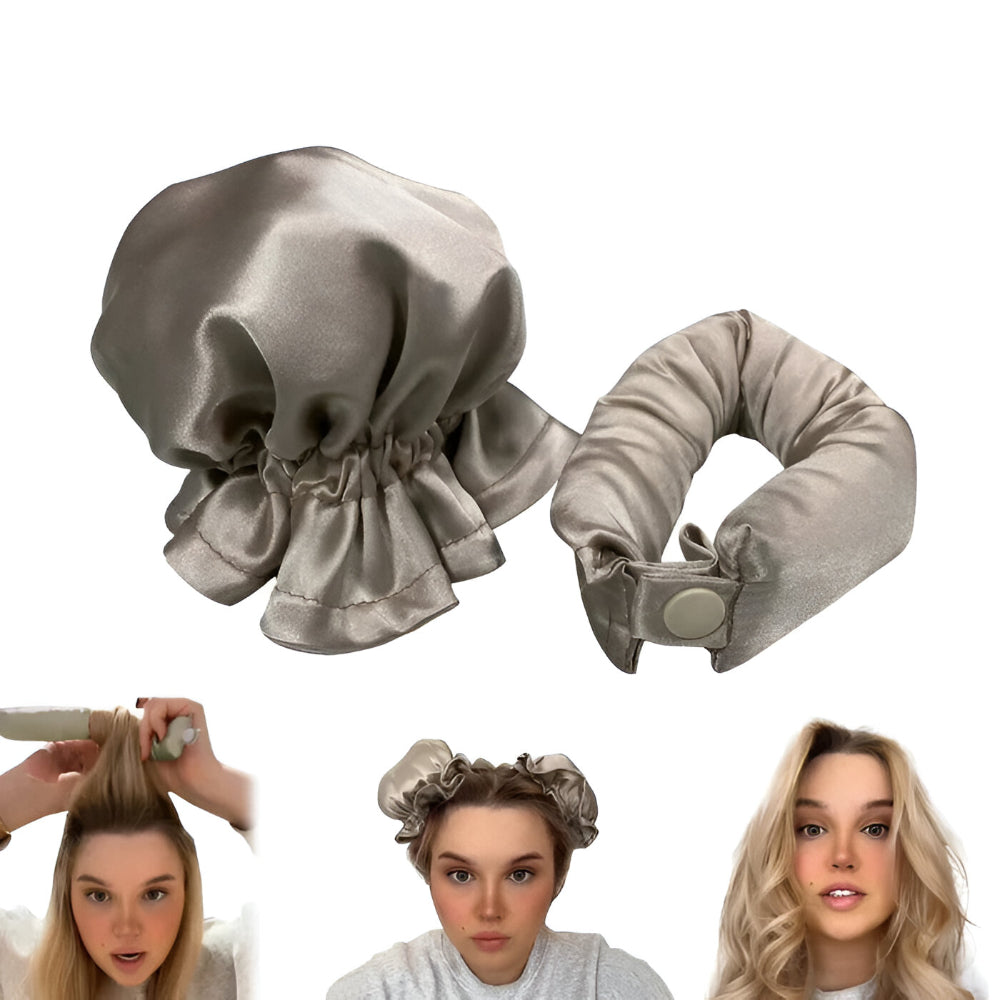 Heatless Curling Kit - Complete Hair Curling Set for Effortless, Beautiful Curls (Women’s Styling Tool)