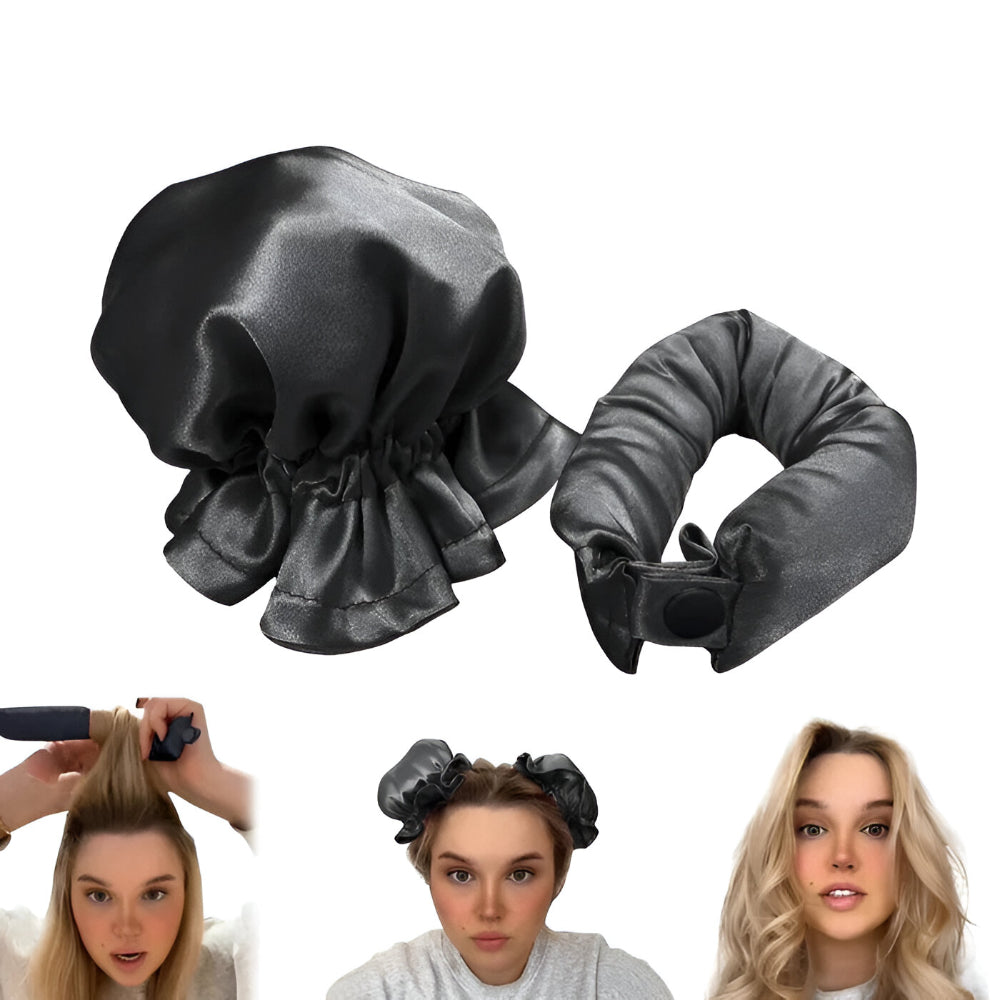 Heatless Curling Kit - Complete Hair Curling Set for Effortless, Beautiful Curls (Women’s Styling Tool)