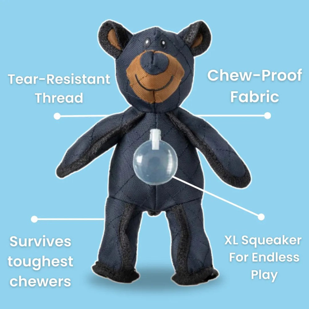 Durable Plush Bear-Shaped Dog Chew Toy – Safe, Fun Play Accessory