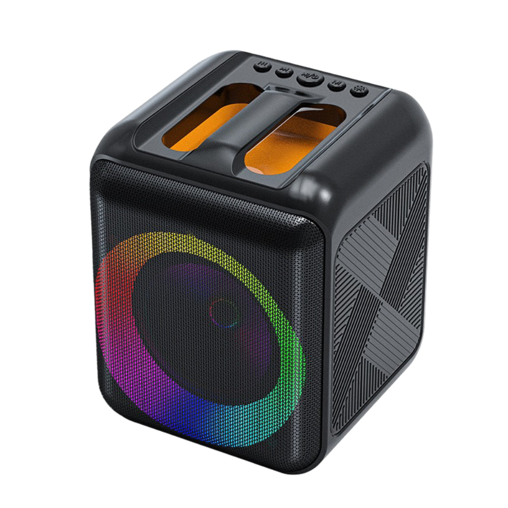 Bluetooth Karaoke Machine with Portable Speaker and Wireless Microphones