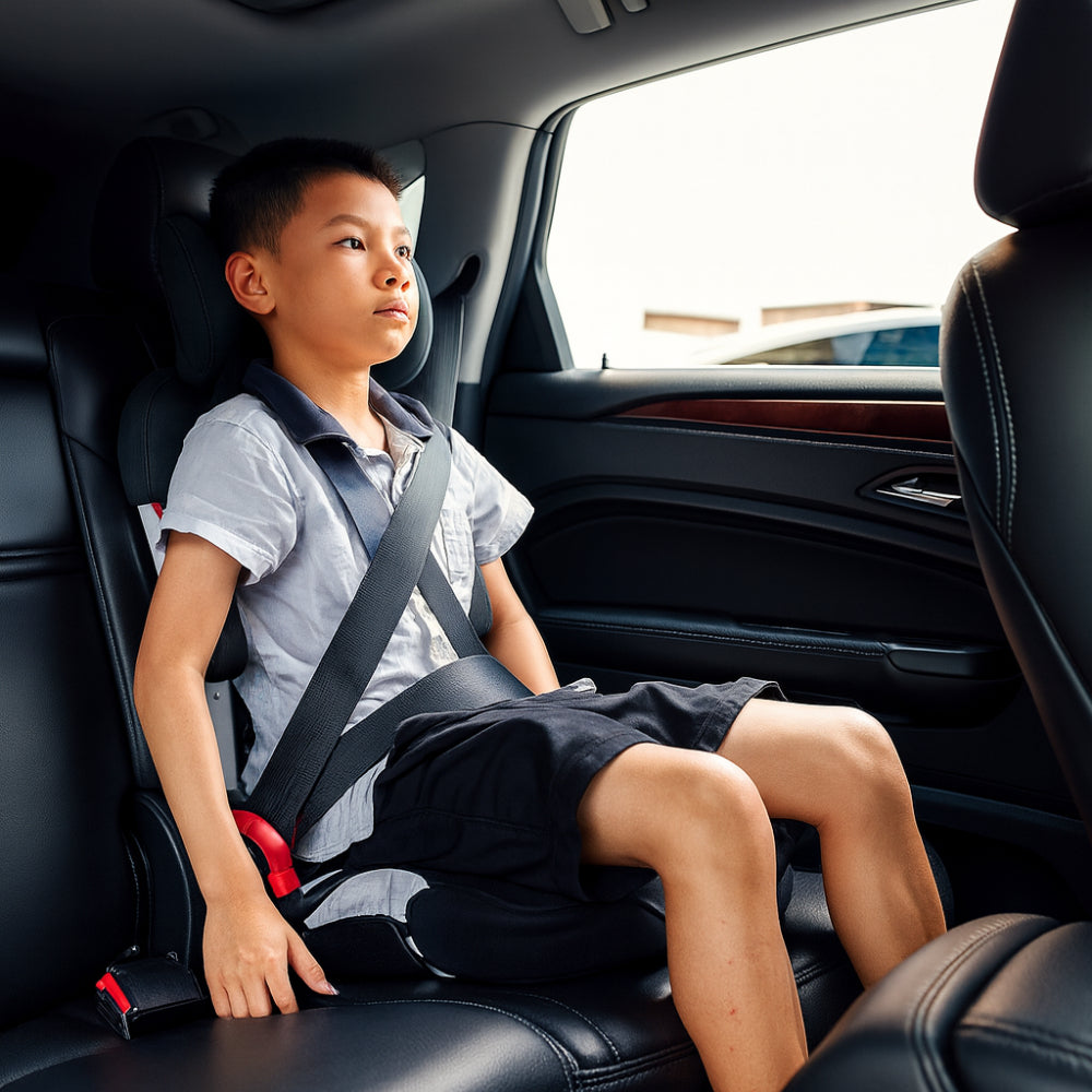 Adjustable Kids Car Booster Seat — Travel-Ready Support Chair