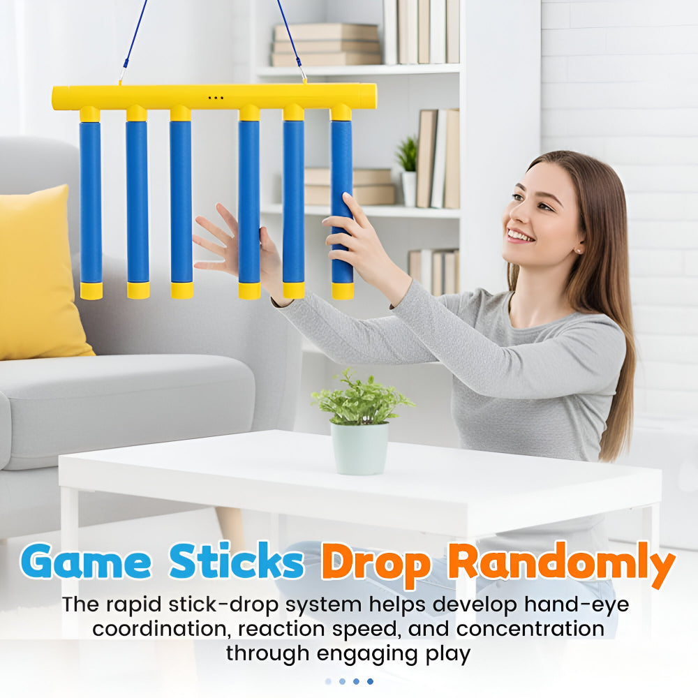 Falling Stick Reflex Challenge for Kids – Reaction Training Toy
