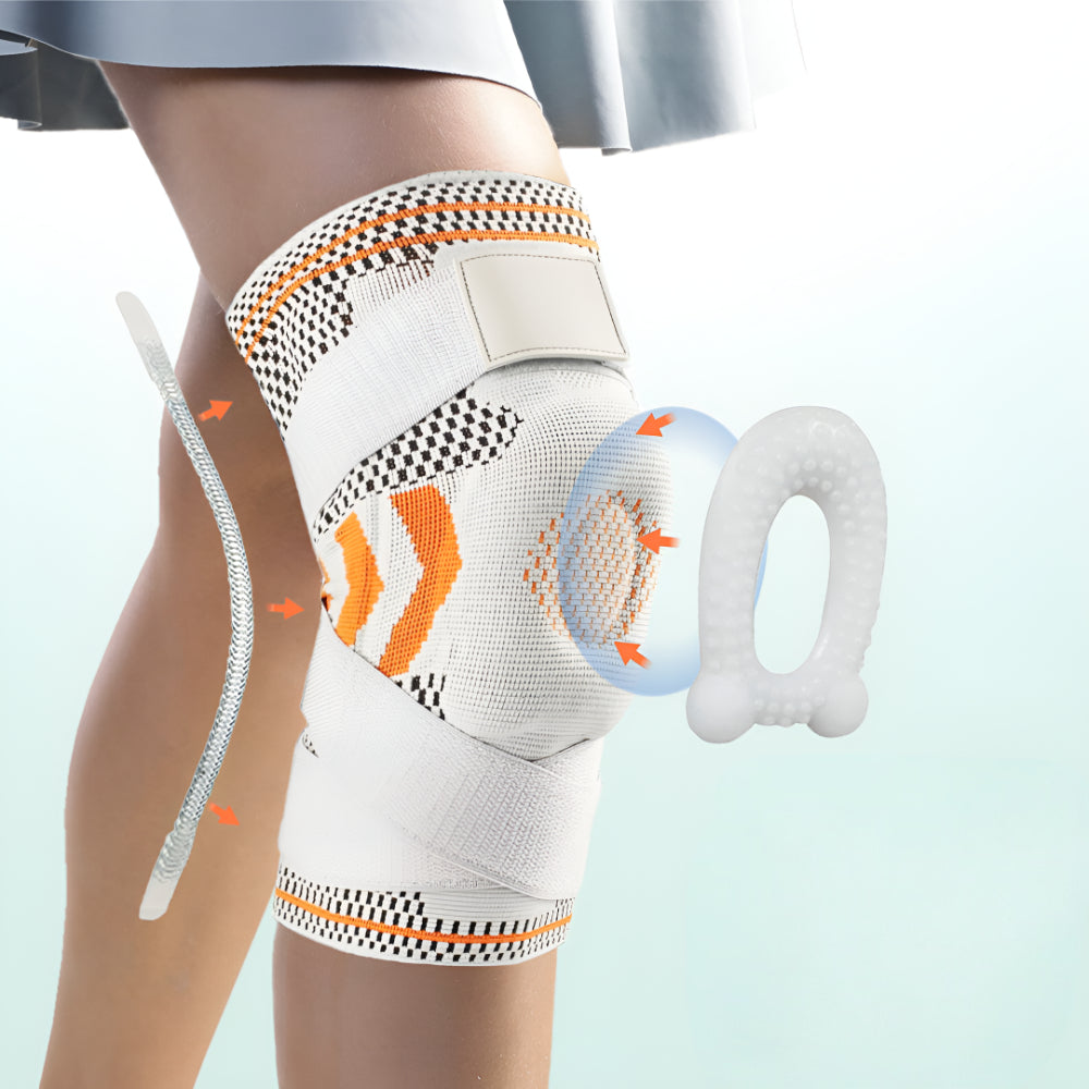 Adjustable Knee Brace with Compression Sleeve – Supportive