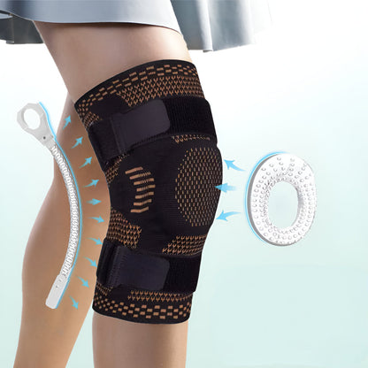 Adjustable Knee Brace with Compression Sleeve – Supportive