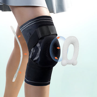 Adjustable Knee Brace with Compression Sleeve – Supportive