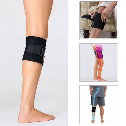 Adjustable Knee Brace with Compression Straps and Pad for Optimal Leg Support
