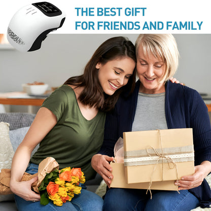Electric Heated Knee Massager with Adjustable Support and Compression