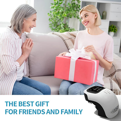 Electric Heated Knee Massager with Adjustable Support and Compression