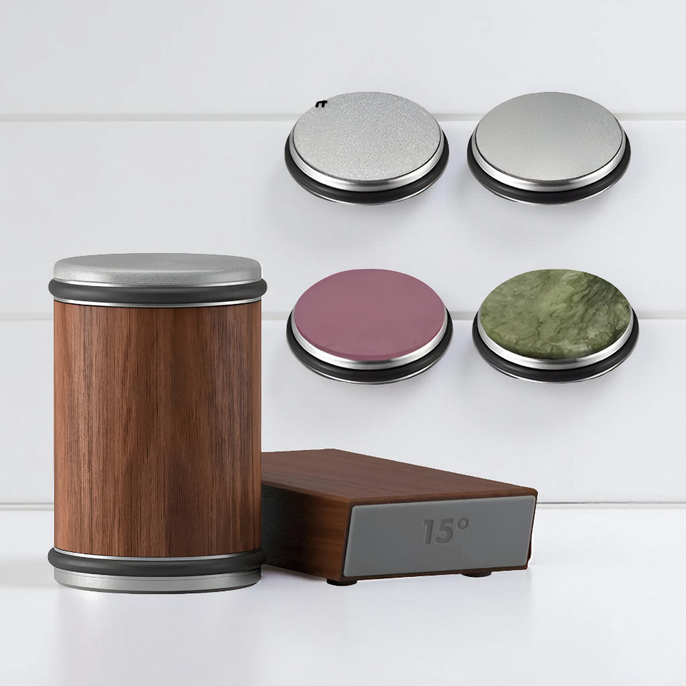 Dual-Angle Knife Sharpener with Rolling Wheel for a Razor-Sharp Steel Edge