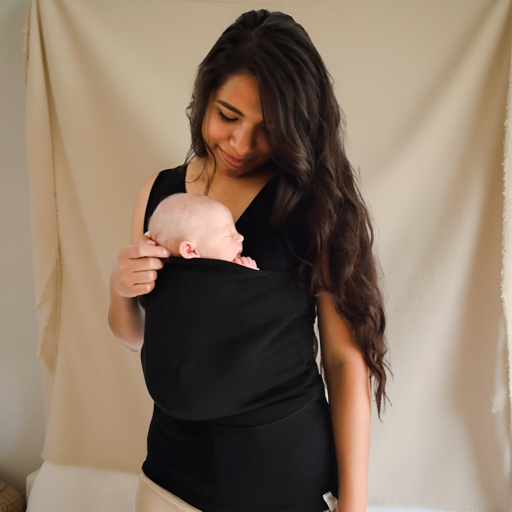 Hands-Free Baby Carrier Tee: Wrap Shirt Style for Easy Infant Carrying