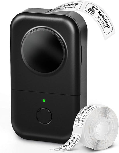 Bluetooth Thermal Label Maker — Compact Mini Printer for Home & Office
