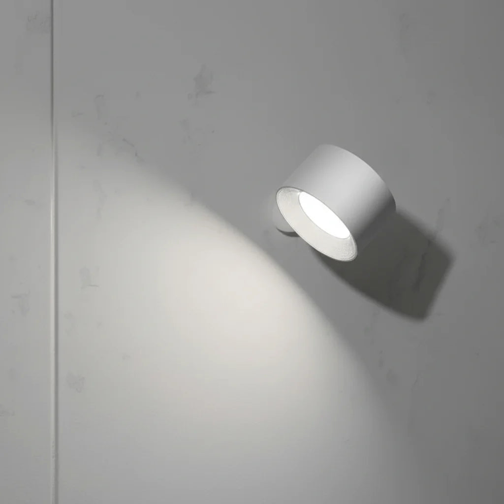 Cordless Wall Light with Rotating LED Night Lamp