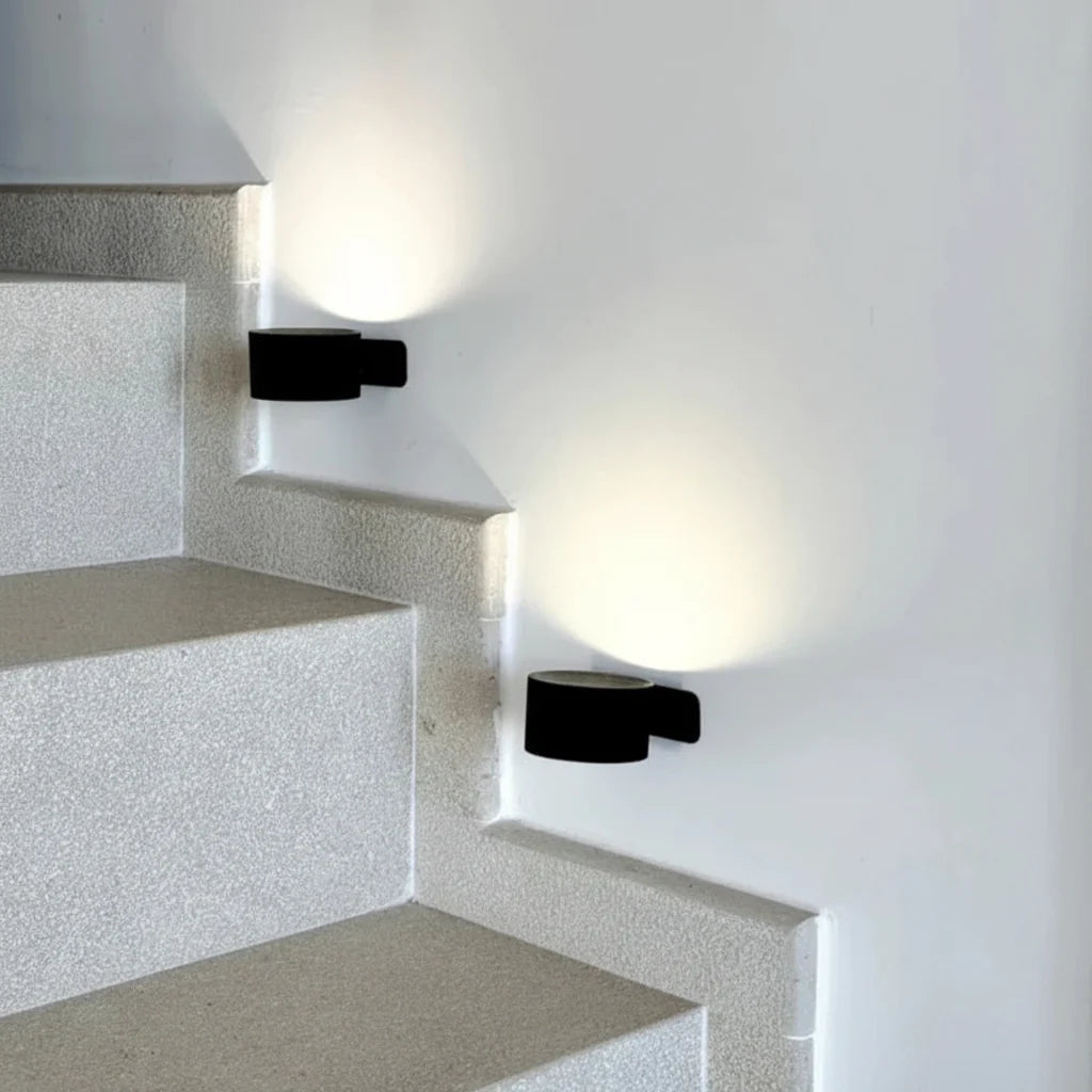 Cordless Wall Light with Rotating LED Night Lamp