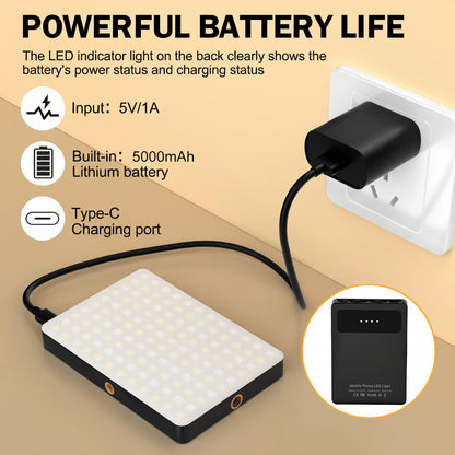 Clip-On Selfie LED Light for Phones – Adjustable Brightness & Modes