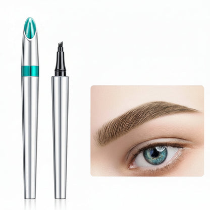 4-Tip Microblading Eyebrow Pencil - Waterproof Brow Makeup Pen