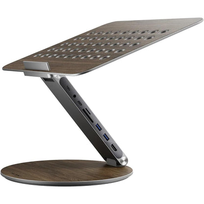 Adjustable Rotating USB-C Laptop Docking Station and Stand