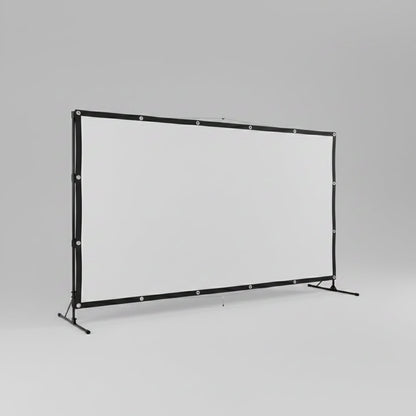 100-Inch Large Portable Foldable Projector Screen – Easy Setup for Home Theater and Outdoor Viewing