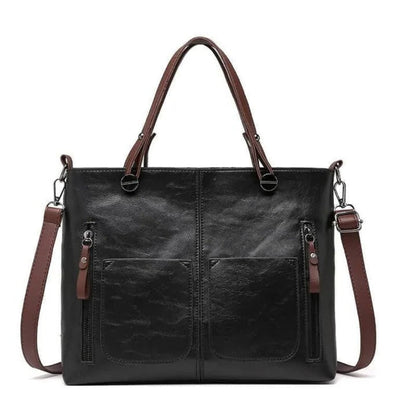 Chic Women's Tote Bag - Vintage-Style Office & Travel Handbag