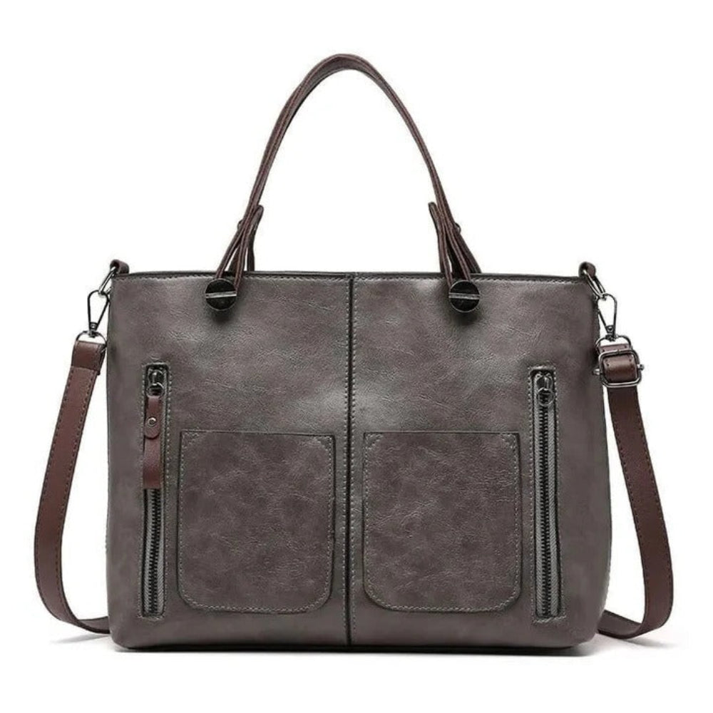 Chic Women's Tote Bag - Vintage-Style Office & Travel Handbag