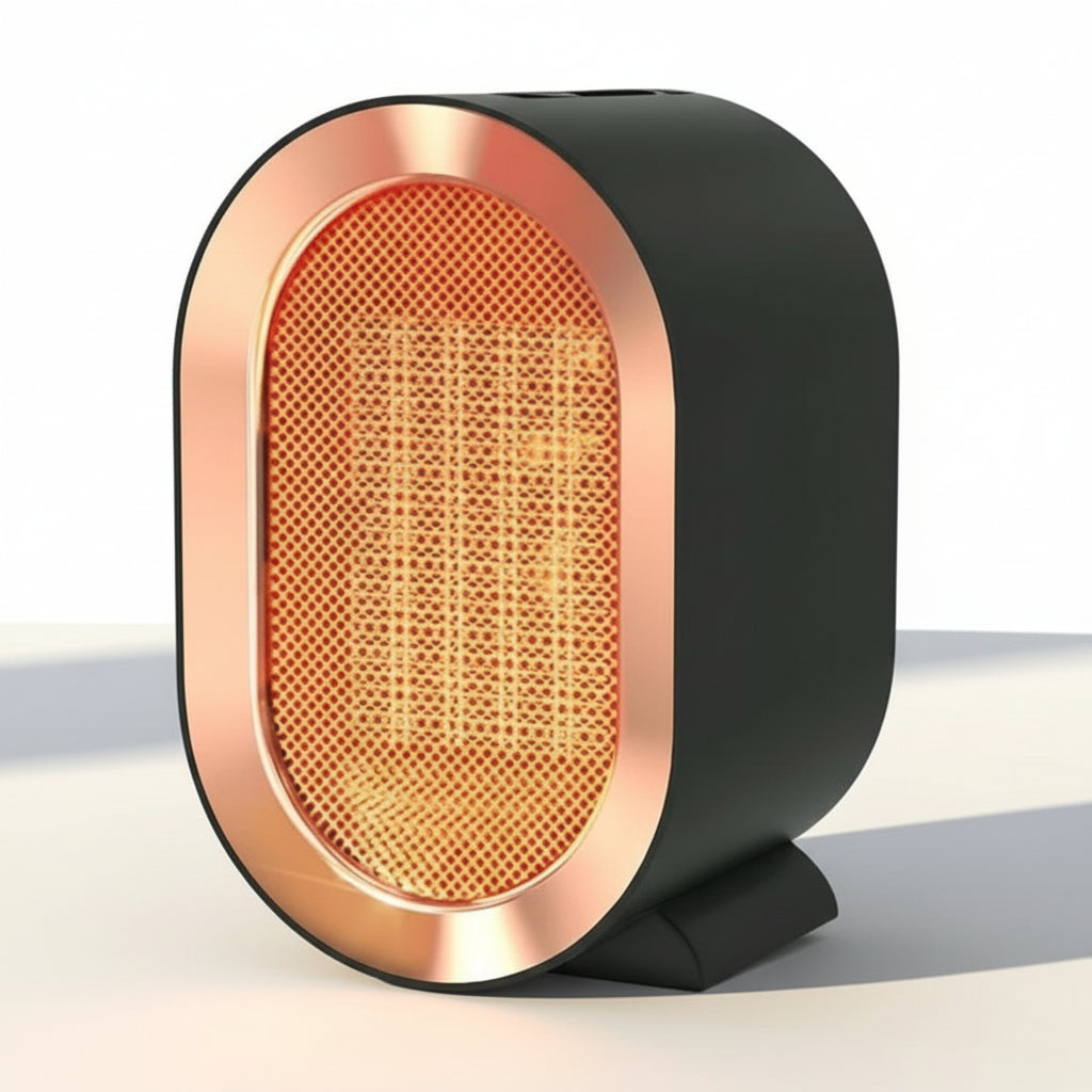 Compact Portable Electric Space Heater with Adjustable Thermostat – Mini Room Heater