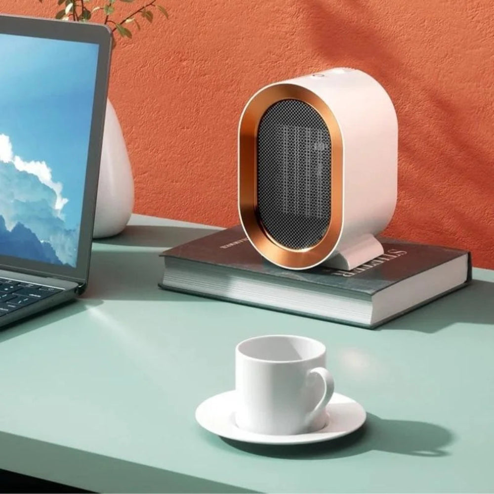 Compact Portable Electric Space Heater with Adjustable Thermostat – Mini Room Heater
