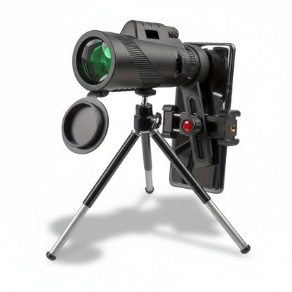 HD Monocular Telescope Phone Adapter for Outdoor Viewing – Turn Your Smartphone into a Powerful Scope