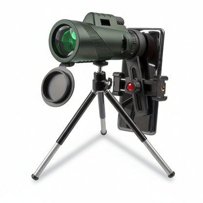 HD Monocular Telescope Phone Adapter for Outdoor Viewing – Turn Your Smartphone into a Powerful Scope