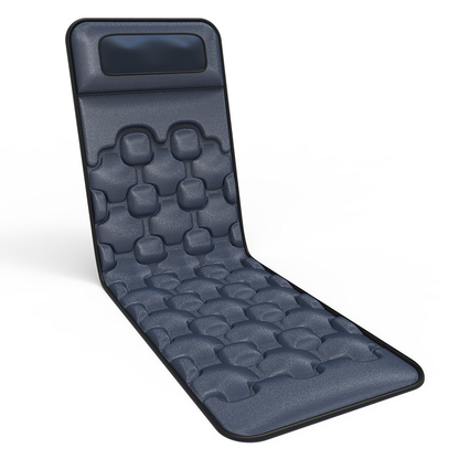 Heated Full-Body Massage Mat with Vibration Motors - Foldable Relaxation Pad for Deep Tissue Relief