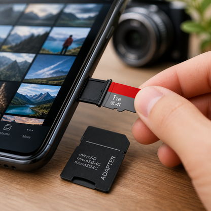 1TB High-Speed Micro SD Card with Adapter – Ultra-Fast Storage & Memory