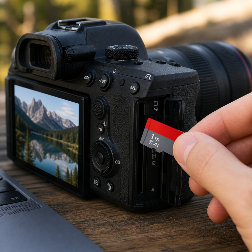 1TB High-Speed Micro SD Card with Adapter for Camera and Phone