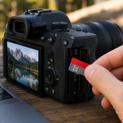 1TB High-Speed Micro SD Card with Adapter for Camera and Phone