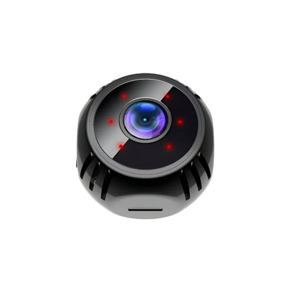 Compact WiFi Security Camera with Night Vision and Motion Detection