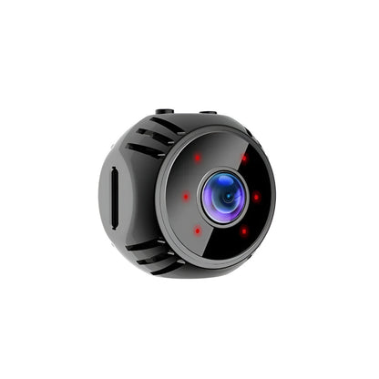 Compact WiFi Security Camera with Night Vision and Motion Detection