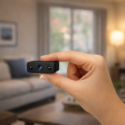 Compact HD Mini Camera with Motion Detection and Video Recording