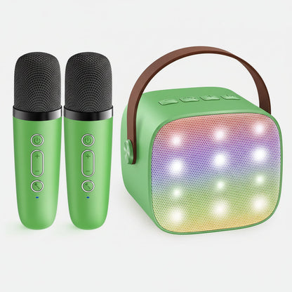 Bluetooth Karaoke Machine: Portable Speaker with Wireless Microphones