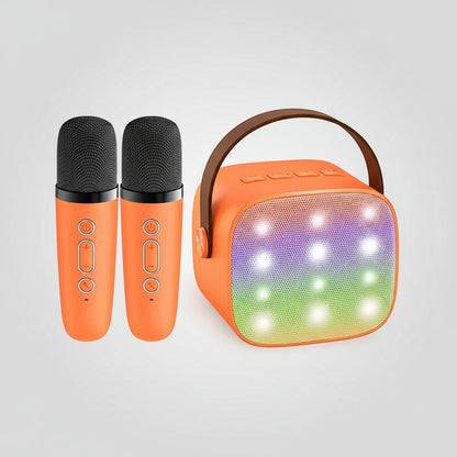Bluetooth Karaoke Machine: Portable Speaker with Wireless Microphones