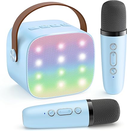 Bluetooth Karaoke Machine: Portable Speaker with Wireless Microphones