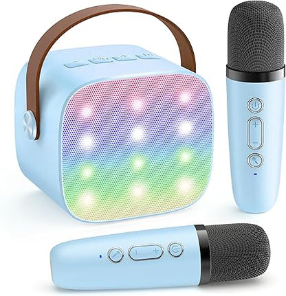 Bluetooth Karaoke Machine: Portable Speaker with Wireless Microphones