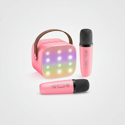Bluetooth Karaoke Machine: Portable Speaker with Wireless Microphones