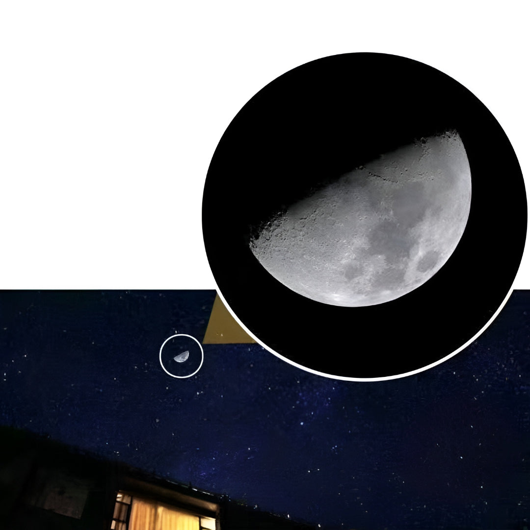 Compact Waterproof Monocular Telescope with Built-In Phone