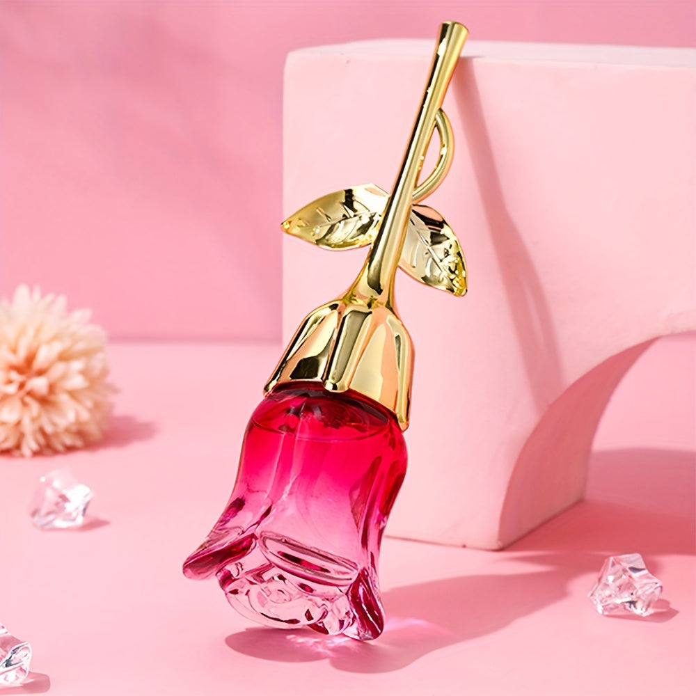 Floral Rose Perfume - Mother's Day Gift, Delicate Fragrance in a Sleek Spray Bottle